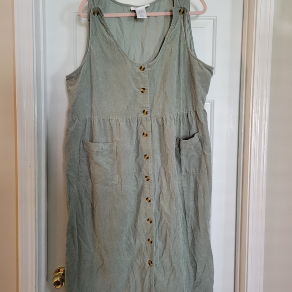 Cottage Core Vintage Two-Twenty Collection Corduroy Jumper - Picture 1 of 2